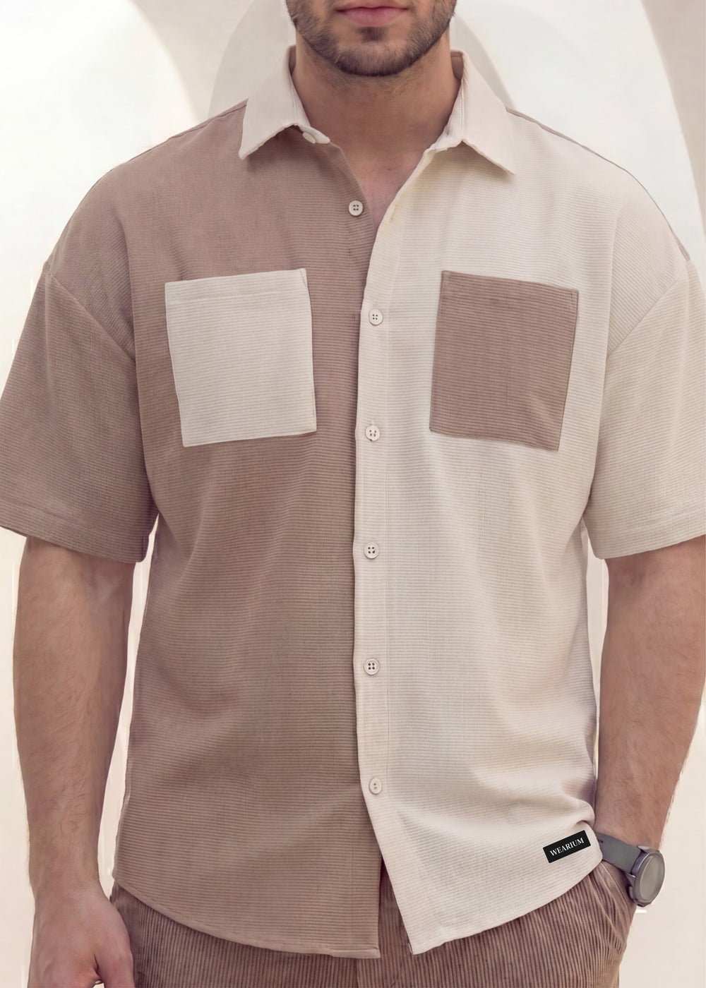Dune Split - Beige/Khaki Premium Safari Suit