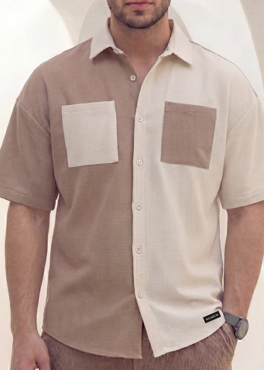 Dune Split - Beige/Khaki Premium Safari Suit