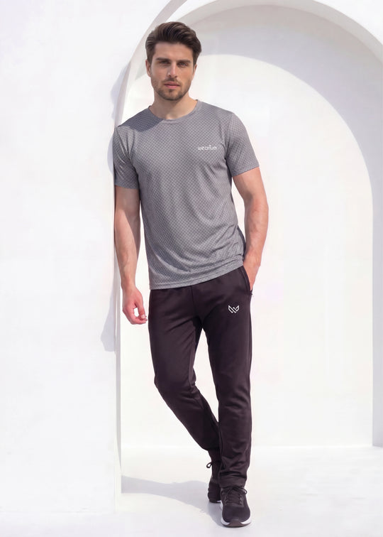 Grey Knit - Premium Tracksuit