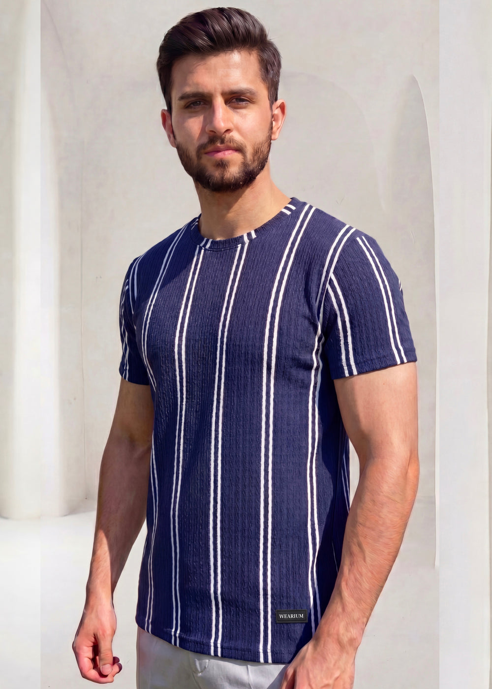 Retro Stripe Set - Navy Twinset