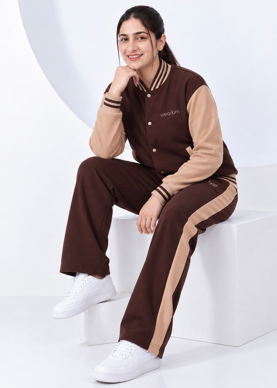 W-Heritage Brown Varsity - LE Tracksuit