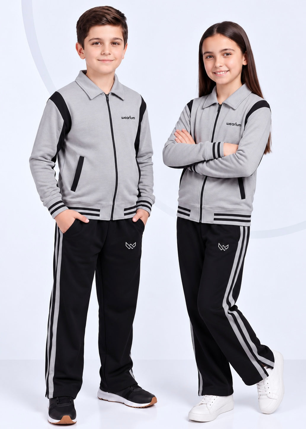 Steel Graphite - Kids Winter Tracksuit