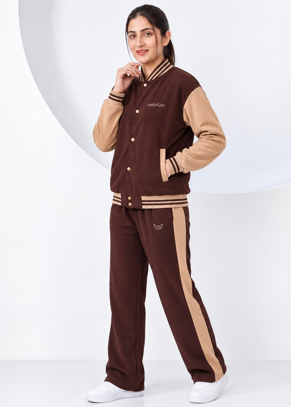 W-Heritage Brown Varsity - LE Tracksuit