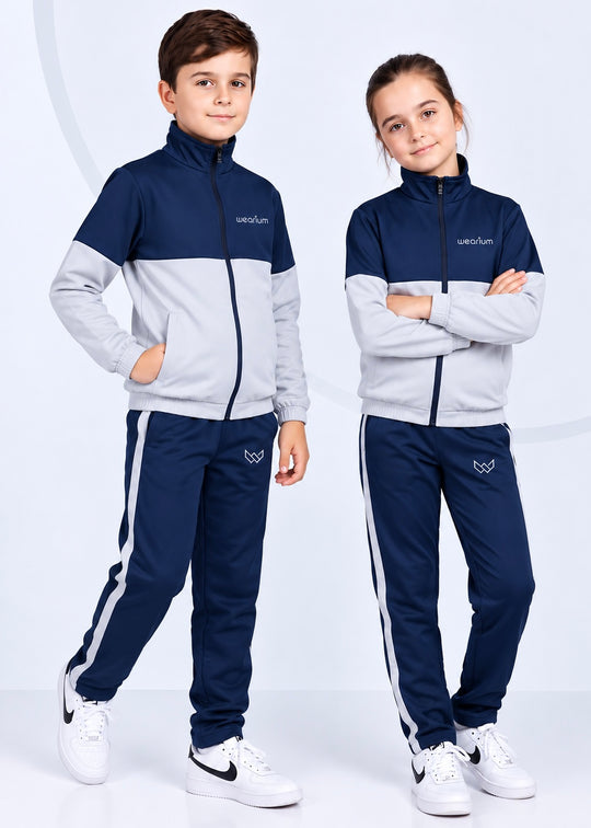 Navy Glide - Kids Winter Tracksuit