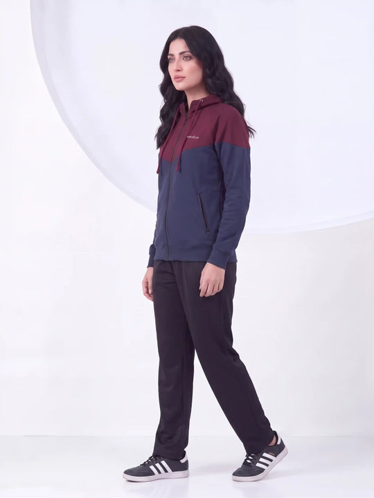 W - DualTone Shield Hoodie - Premium Cotton Fleece