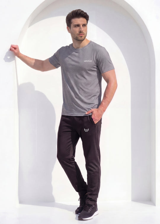 Grey Knit - Premium Tracksuit