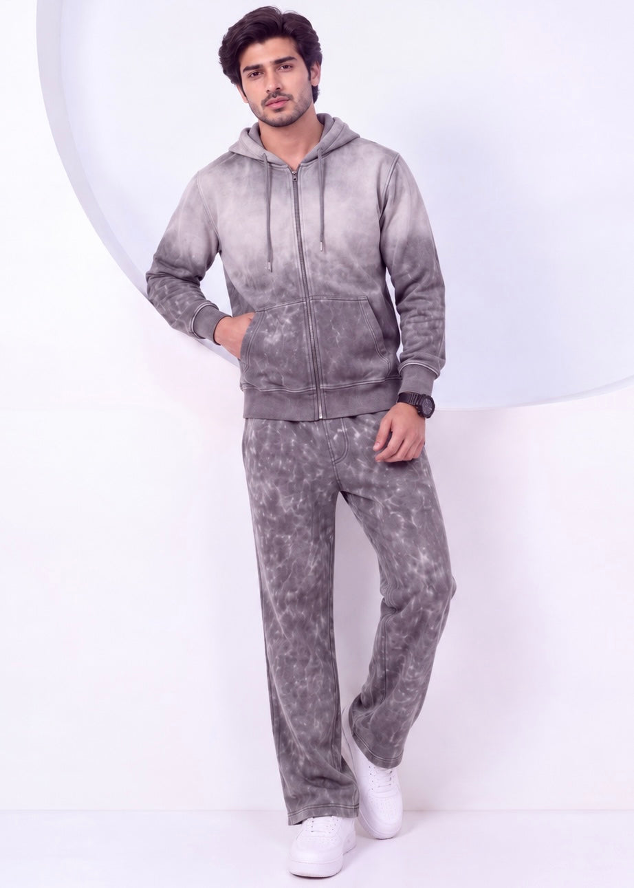 Premium StoneWash - 100% Cotton Fleece Tracksuit