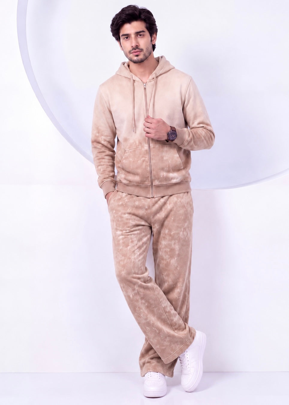 Premium SandWash - 100% Cotton Fleece Tracksuit