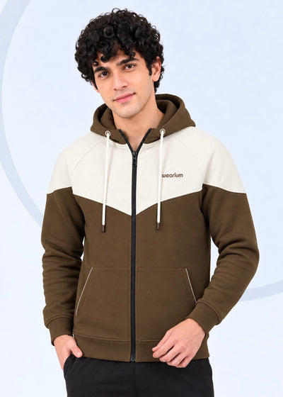 Luxe Panel – Premium Cotton Coffee Brown/ Off White