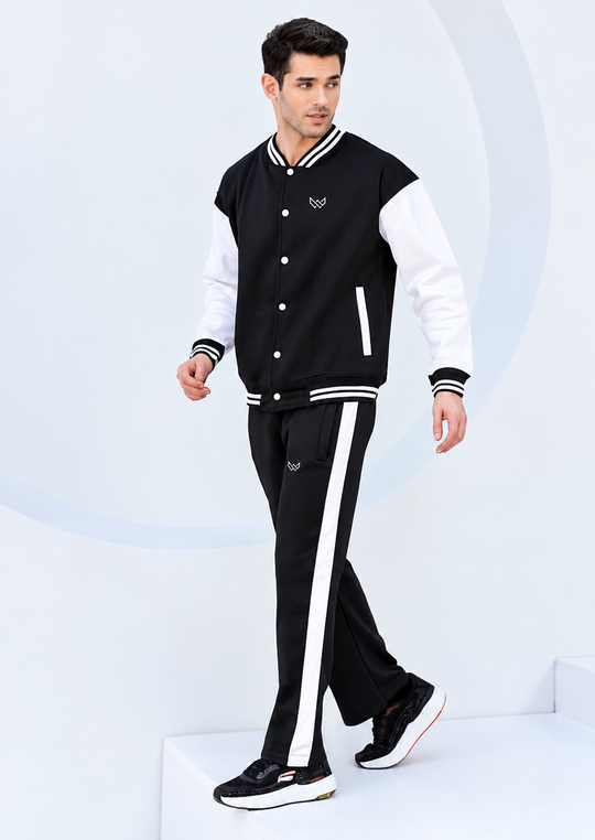Varsity Edition - Black/White Winter Tracksuit