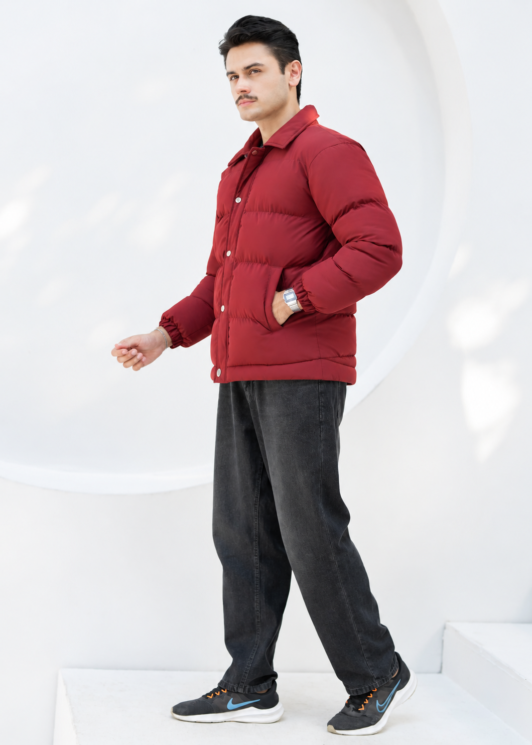 The Heritage Jacket - Maroon Masterpiece