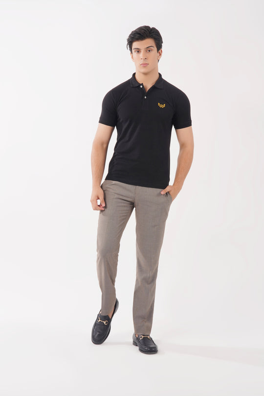 Jet Black Basics Polo