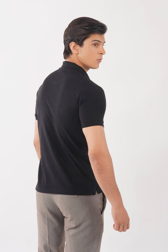 Jet Black Basics Polo