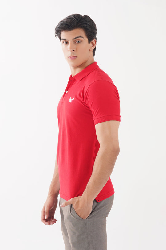 Polo Shirt in Red 