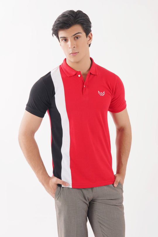 Crimson Fusion Polo