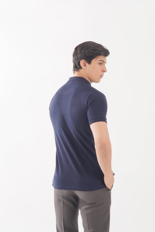 Deep Navy Basics Polo