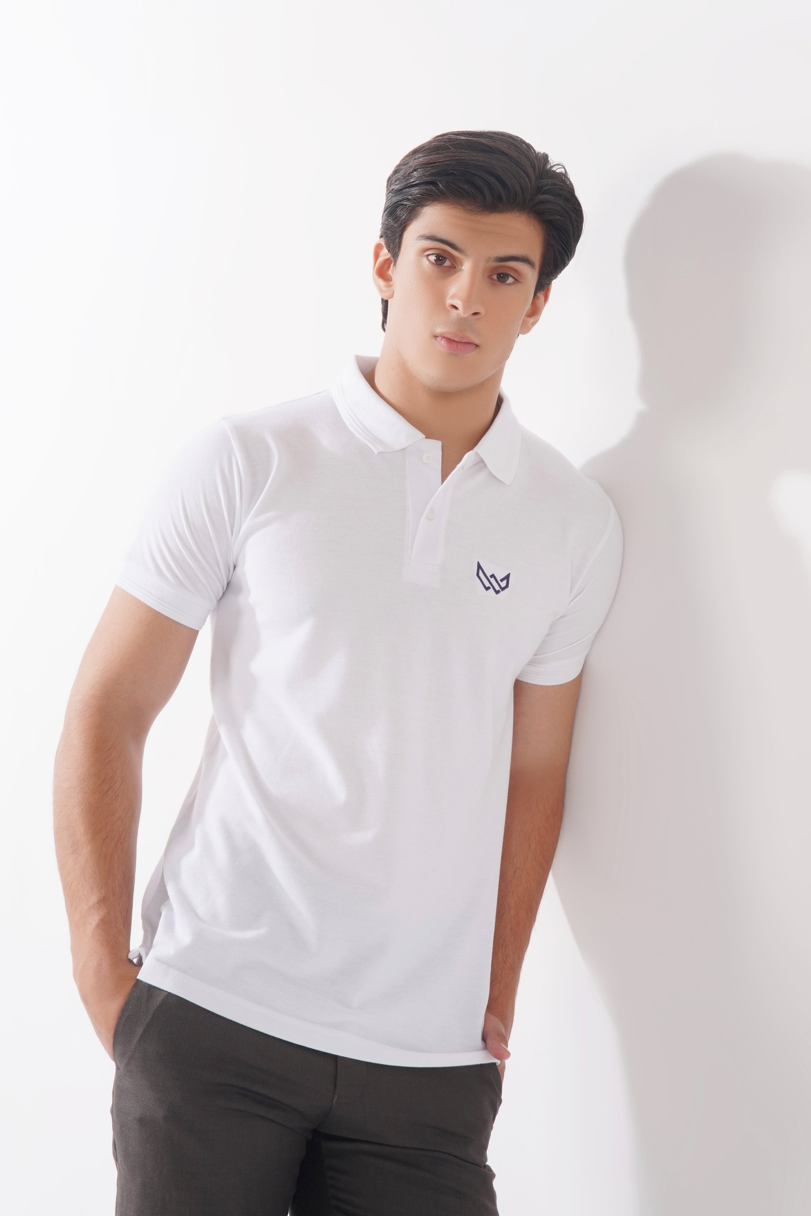 Pure White Basics Polo Wearium