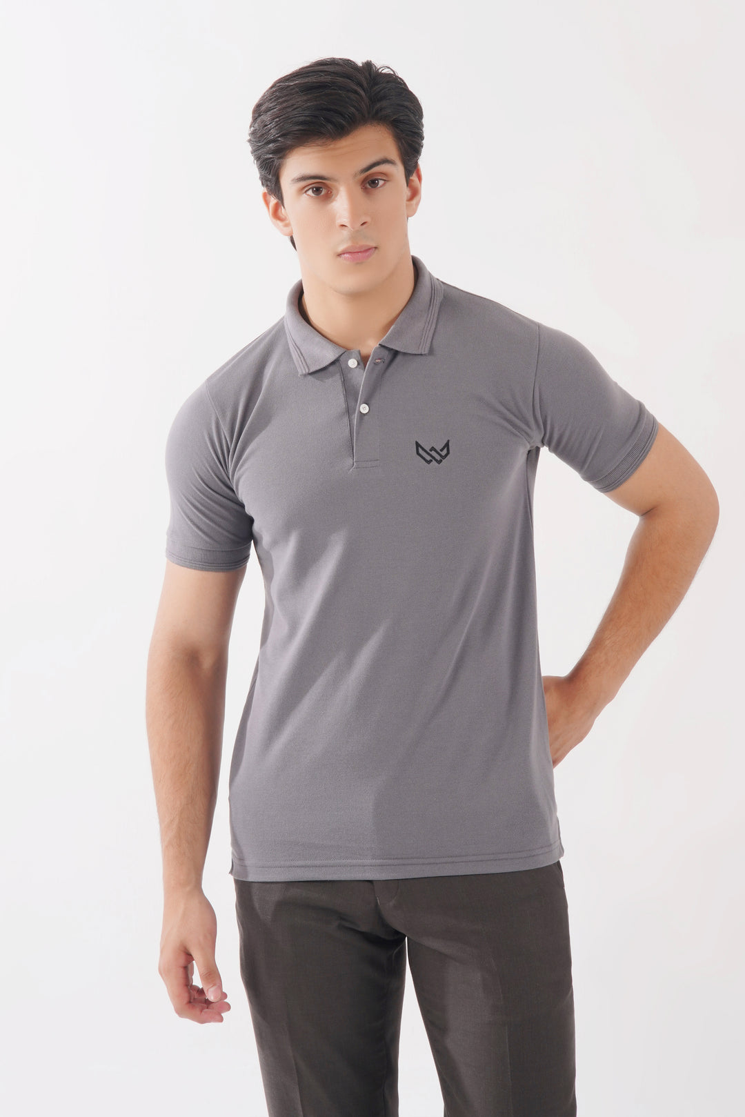 Graphite Grey Basics Polo