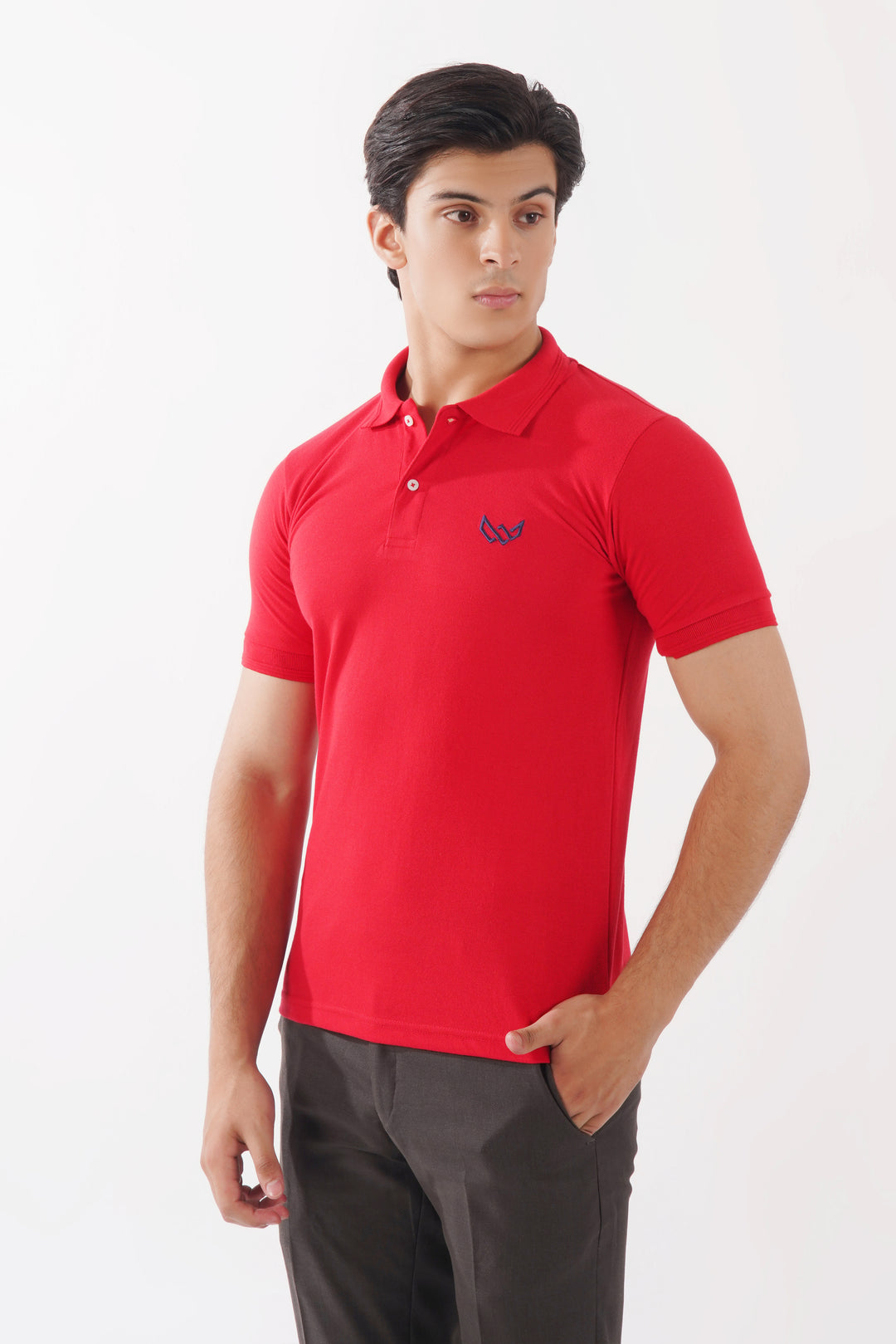 Red Summer Polo Shirt for men 