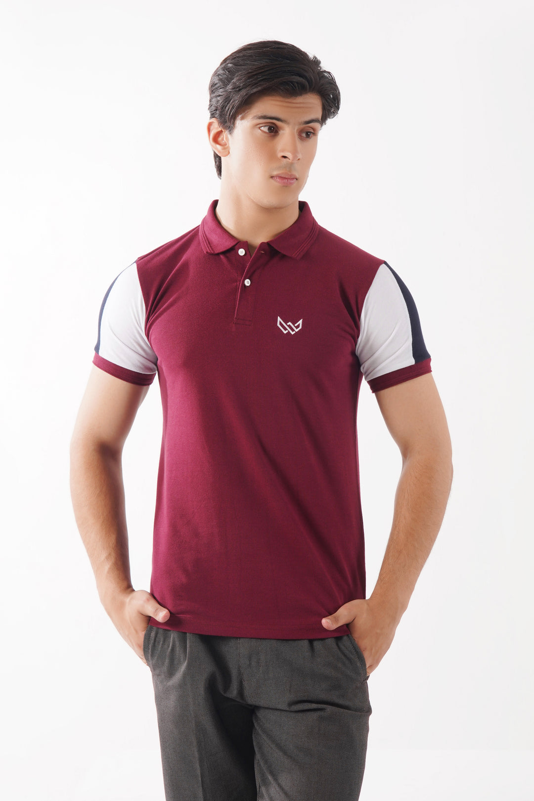 Maroon Maritime Polo