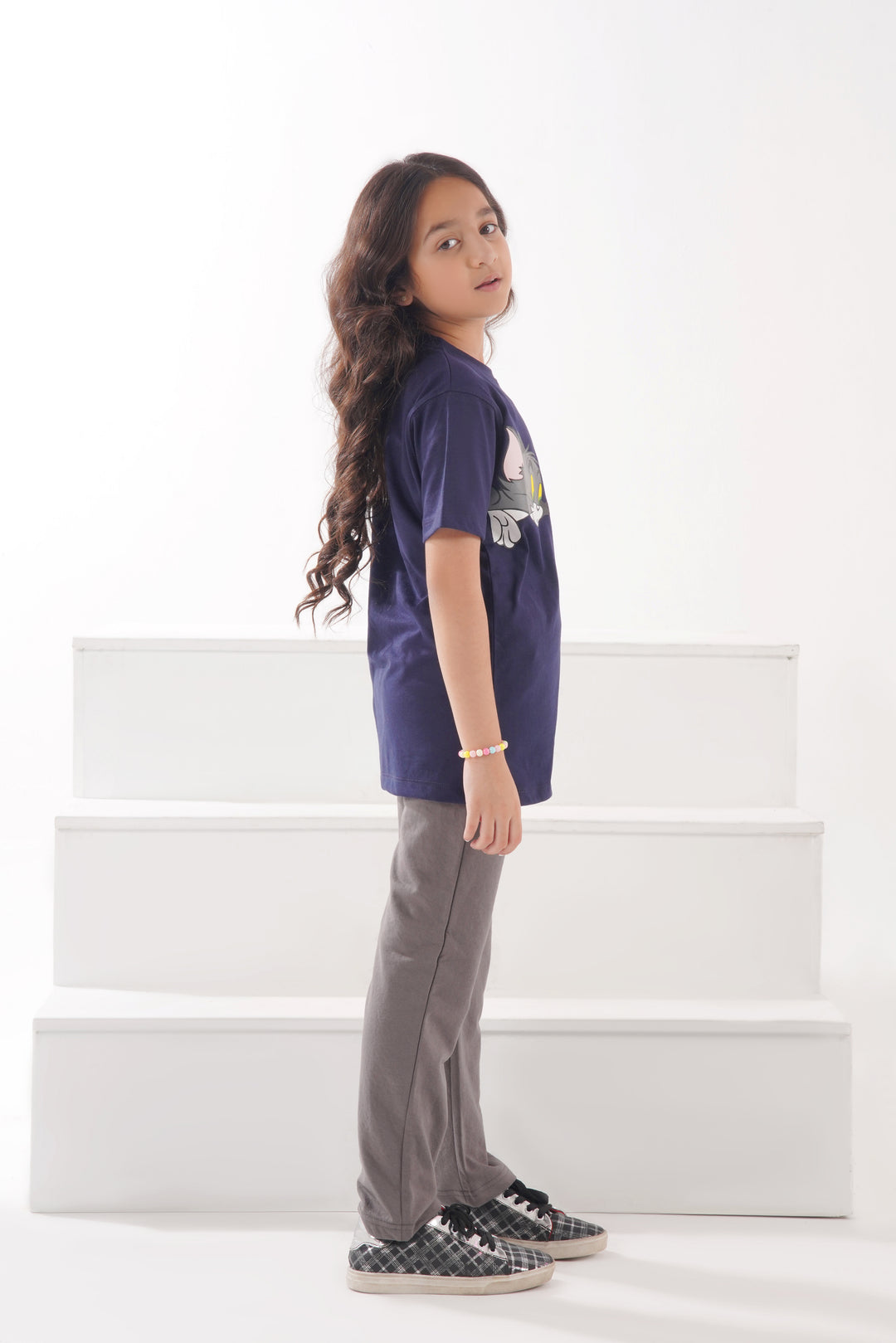 Tom & Jerry - Navy Cotton Twinset