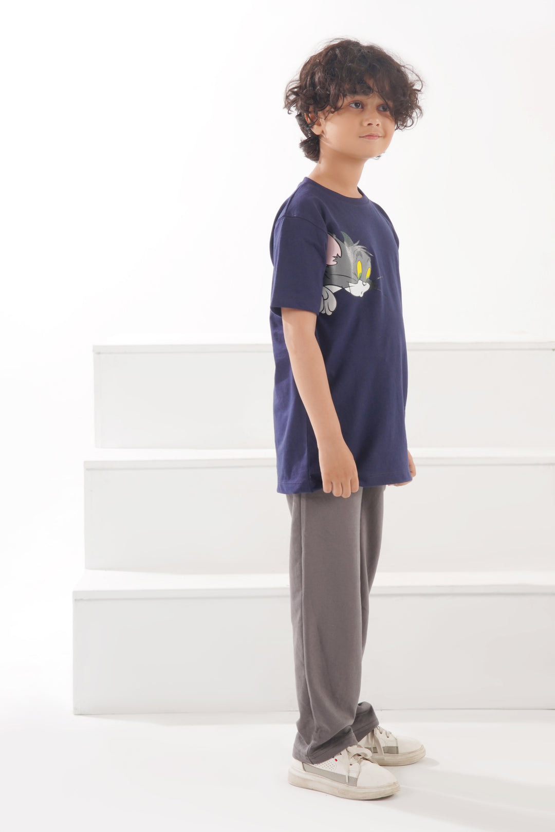 Tom & Jerry - Navy Cotton Twinset