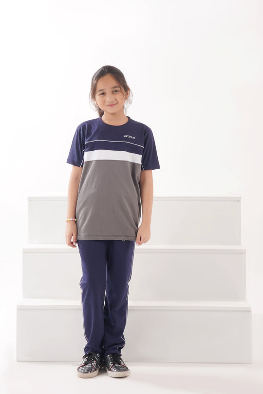 Slate Navy - Cotton Twinset