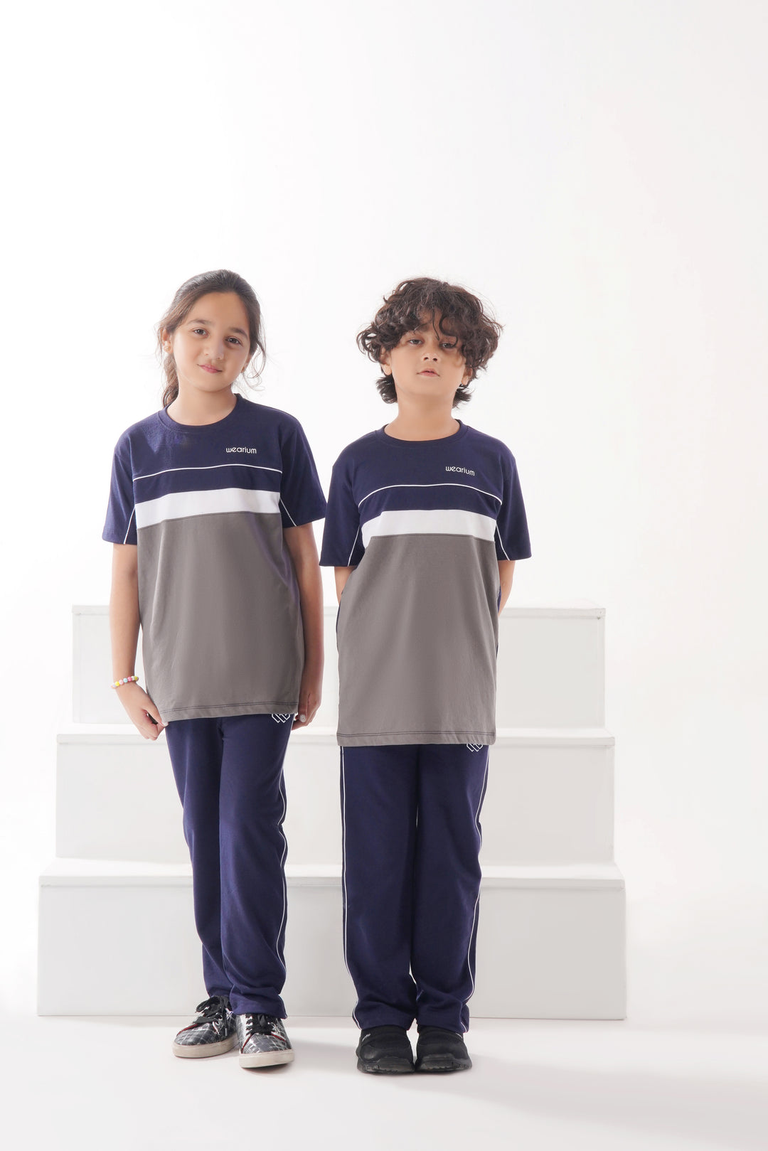 Slate Navy - Cotton Twinset