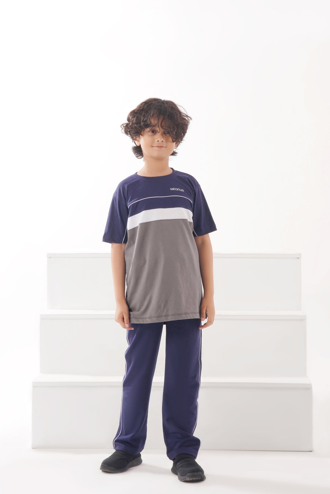 Slate Navy - Cotton Twinset