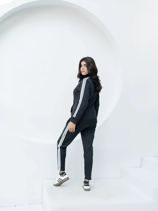 Black Tri Liner - Winter Tracksuit