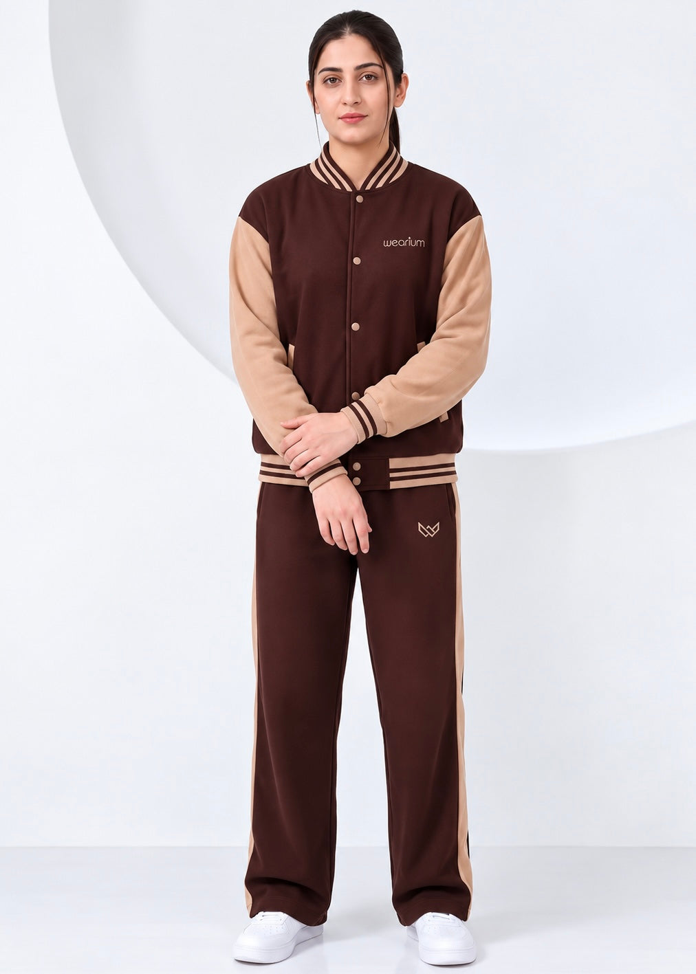 W-Heritage Brown Varsity - LE Tracksuit