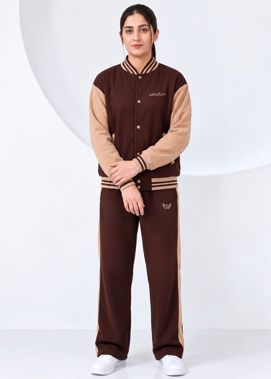 W-Heritage Brown Varsity - LE Tracksuit