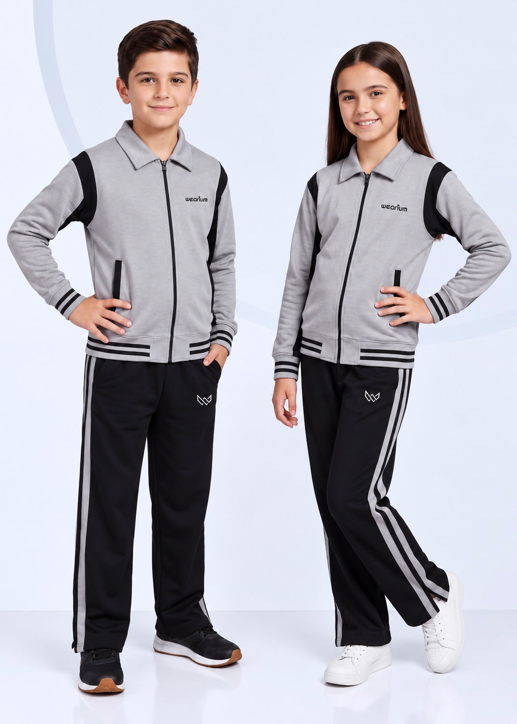 Steel Graphite - Kids Winter Tracksuit