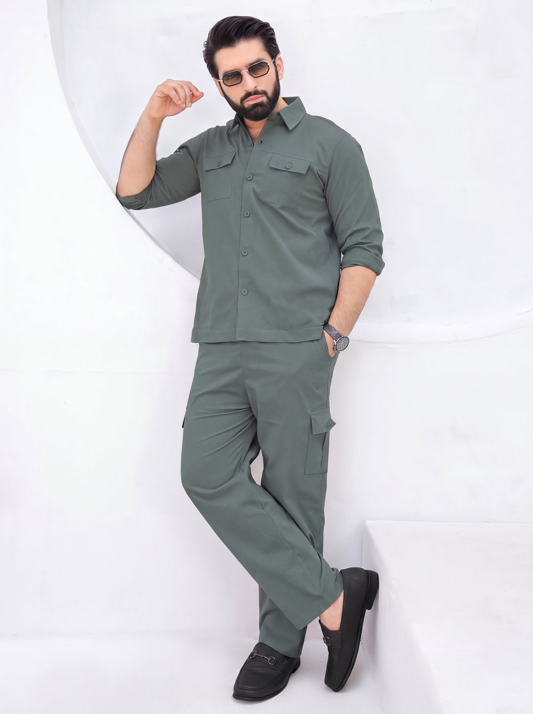 Pine Green - Premium Safari Suit