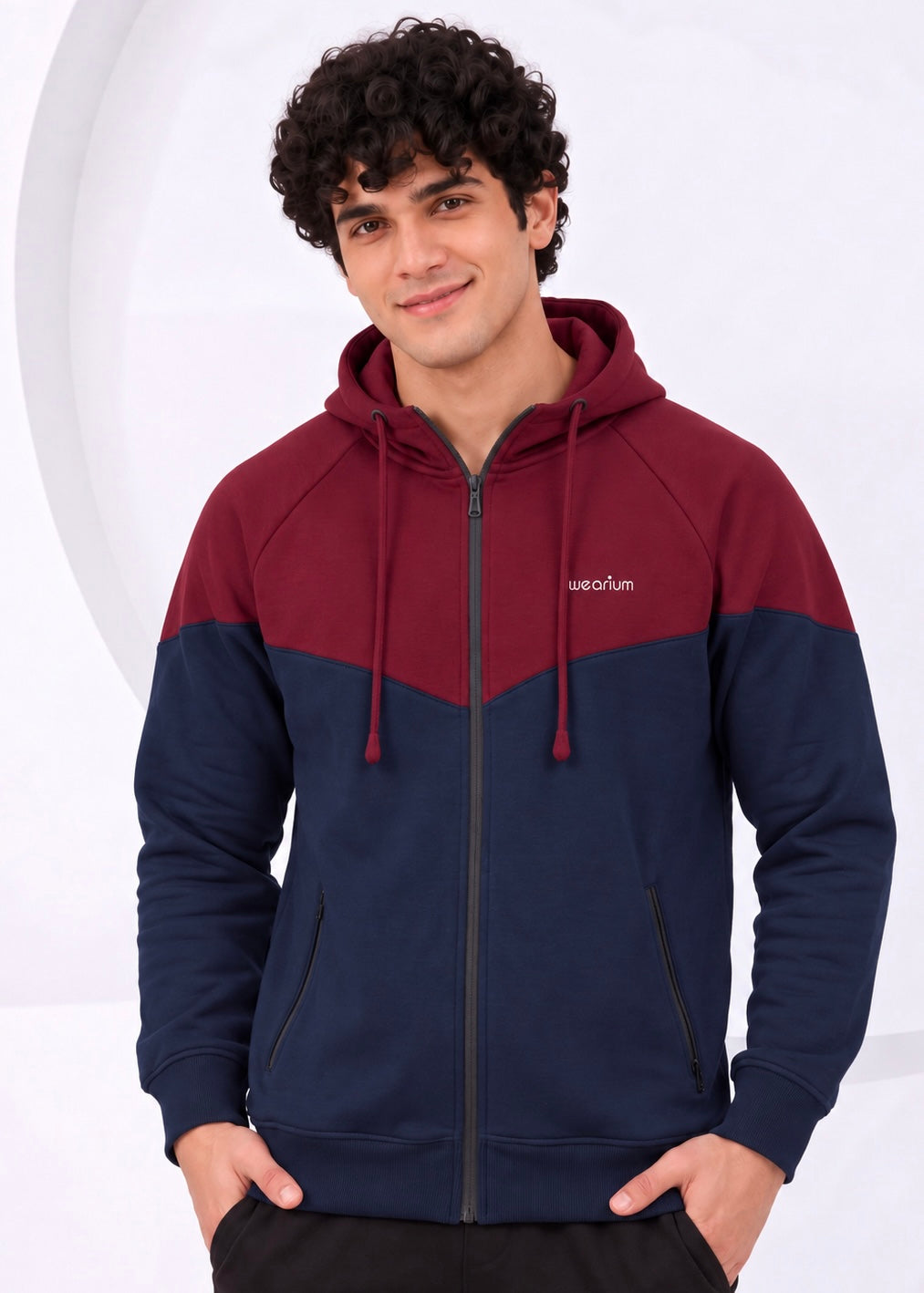DualTone Hoodie - Premium Cotton Fleece