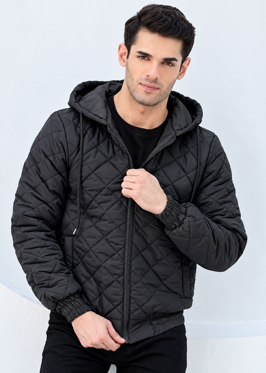 The Prestige Quilted Jacket - High Value Black