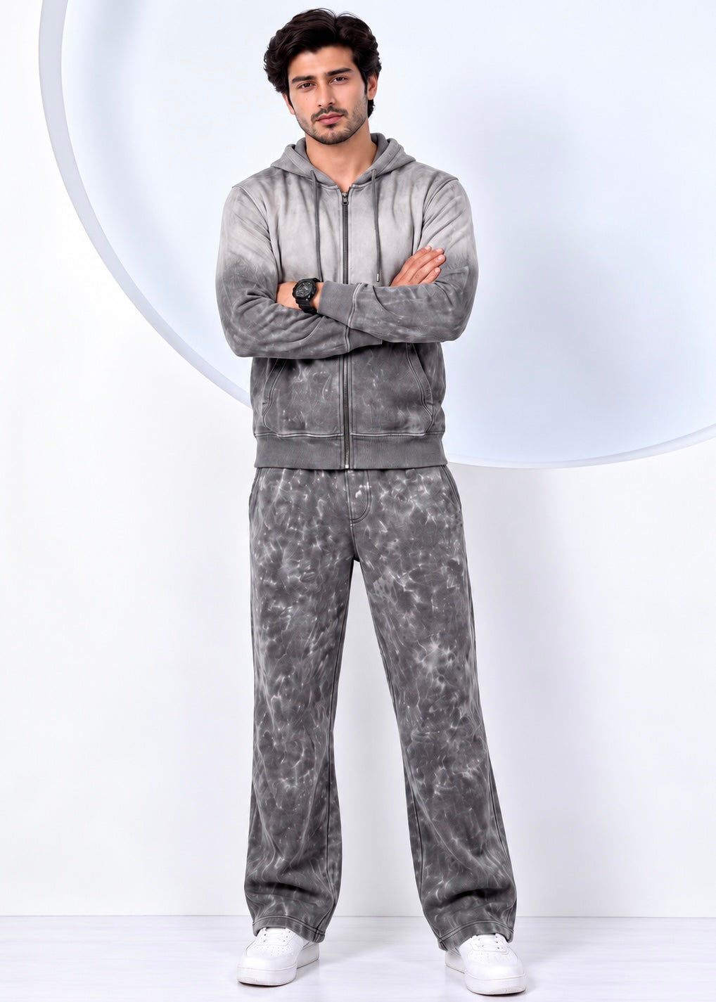 Premium StoneWash - 100% Cotton Fleece Tracksuit