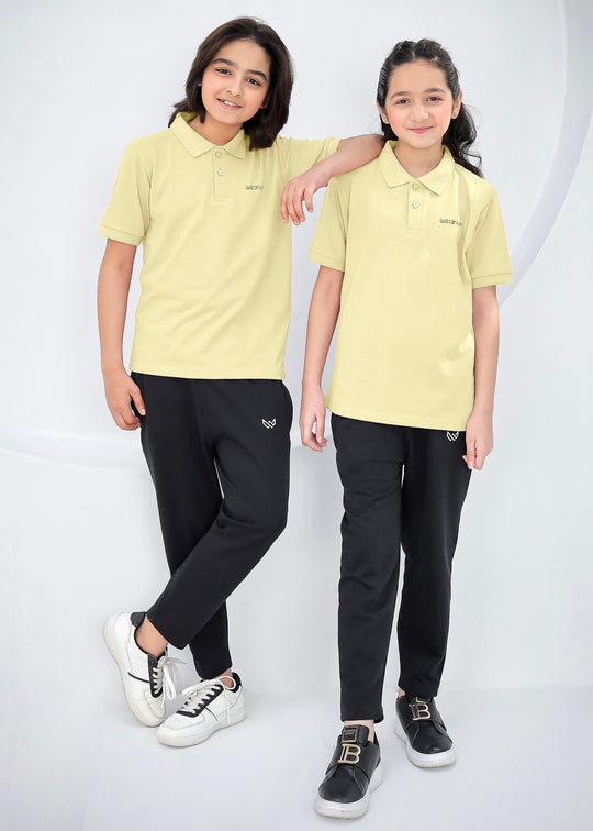 Cool Lime - Premium Cotton Polo Twinset