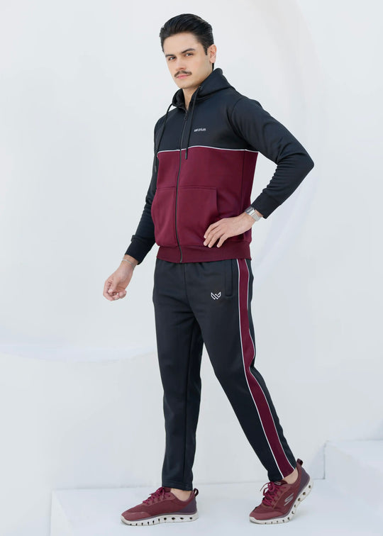 Imperial Winter - Burgundy/Black Tracksuit