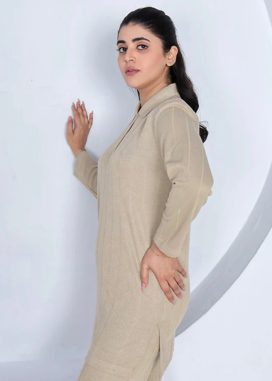 Beige Bliss - Premium Cotton Twinset