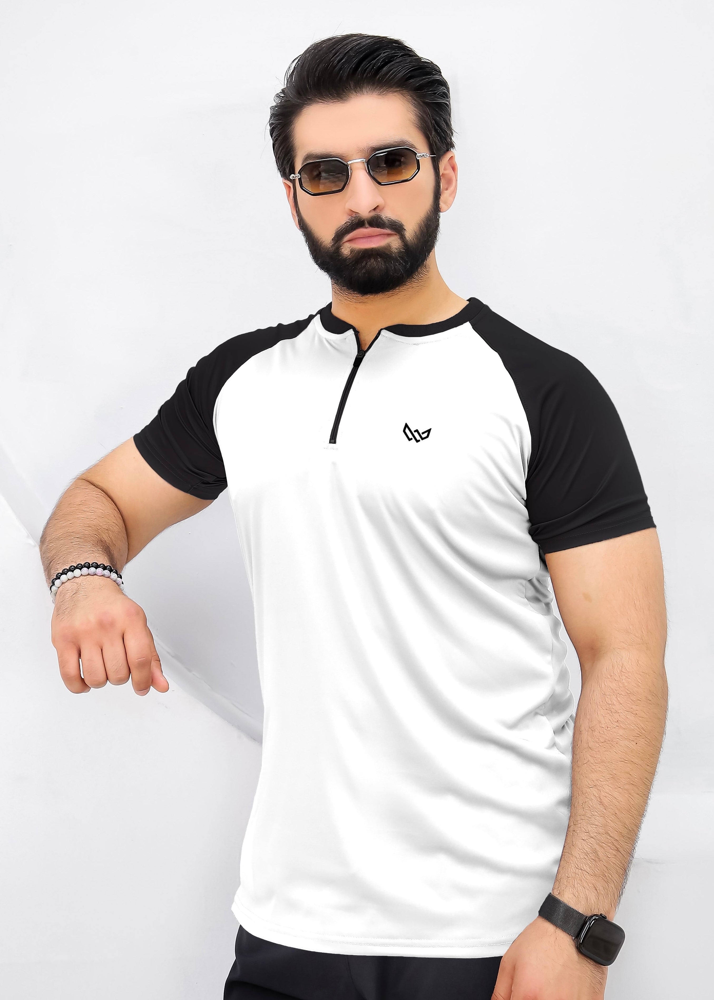 White & Black T-Shirt