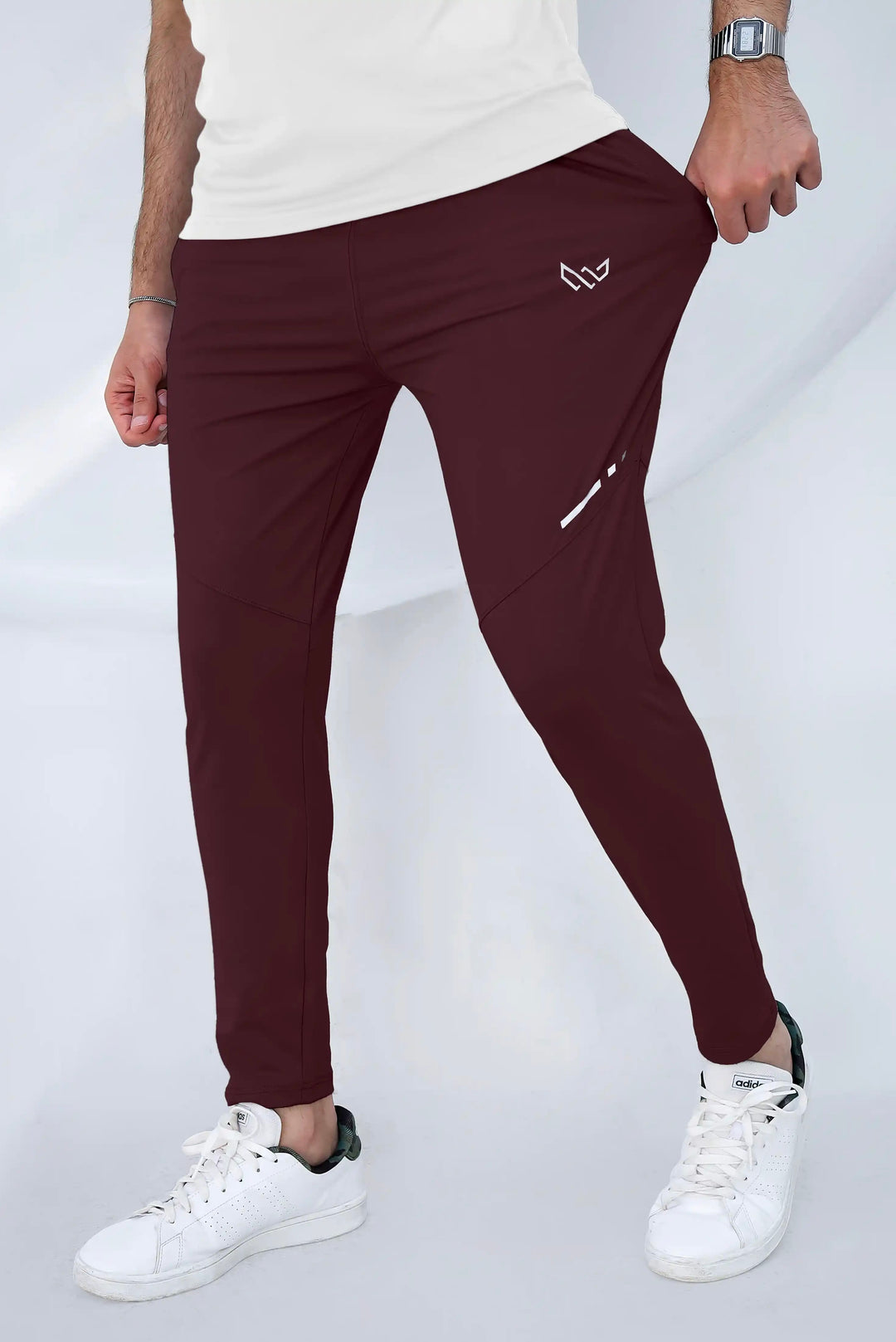 Maroon Lycra Trousers