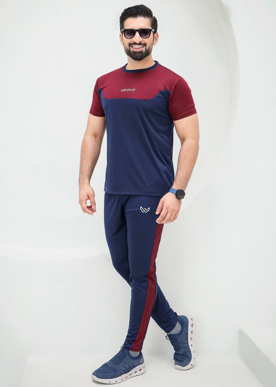 Supreme - Navy/Burgundy Twinset