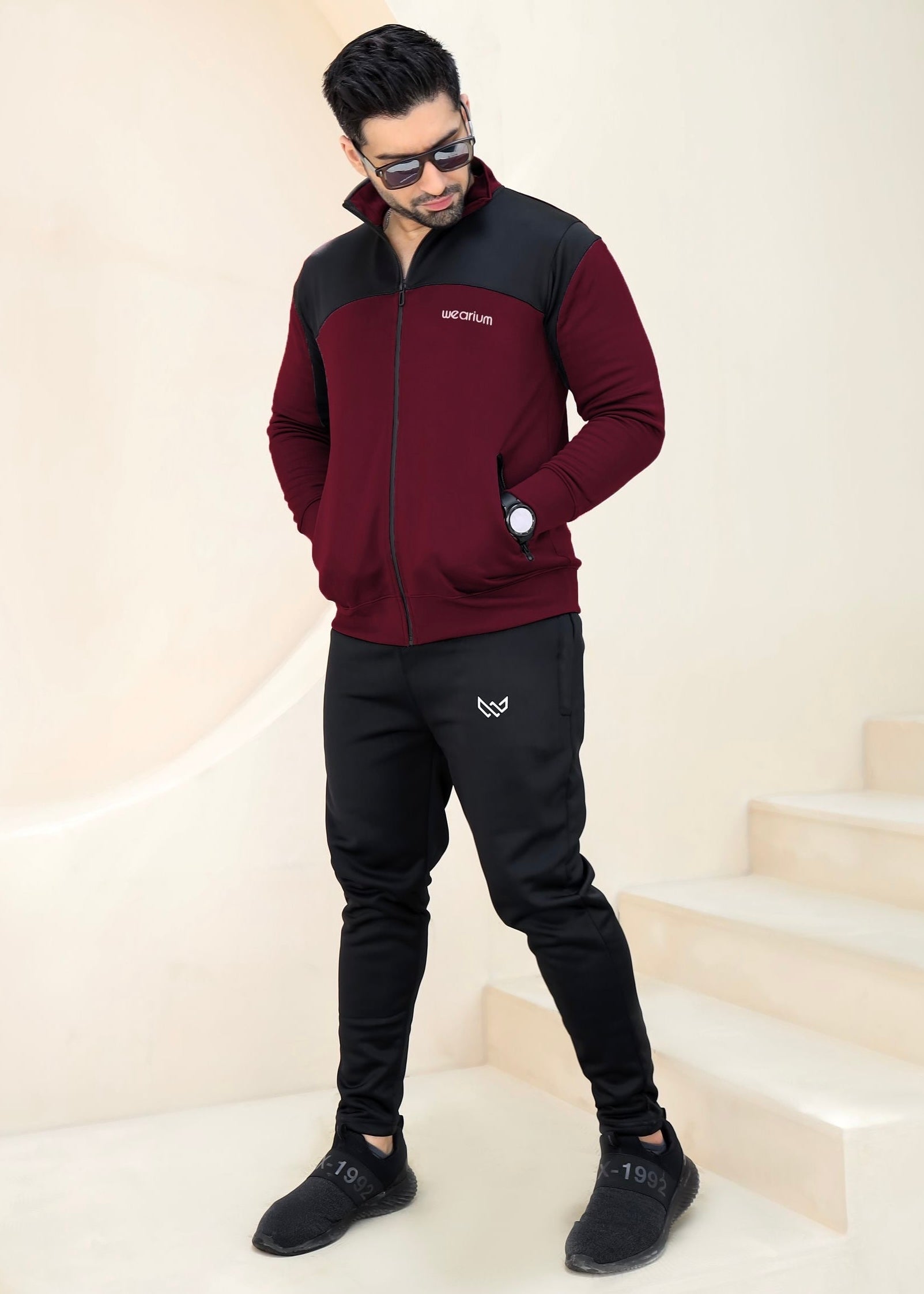 Mens winter jogging suits sale