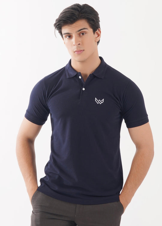 Deep Navy Basics Polo