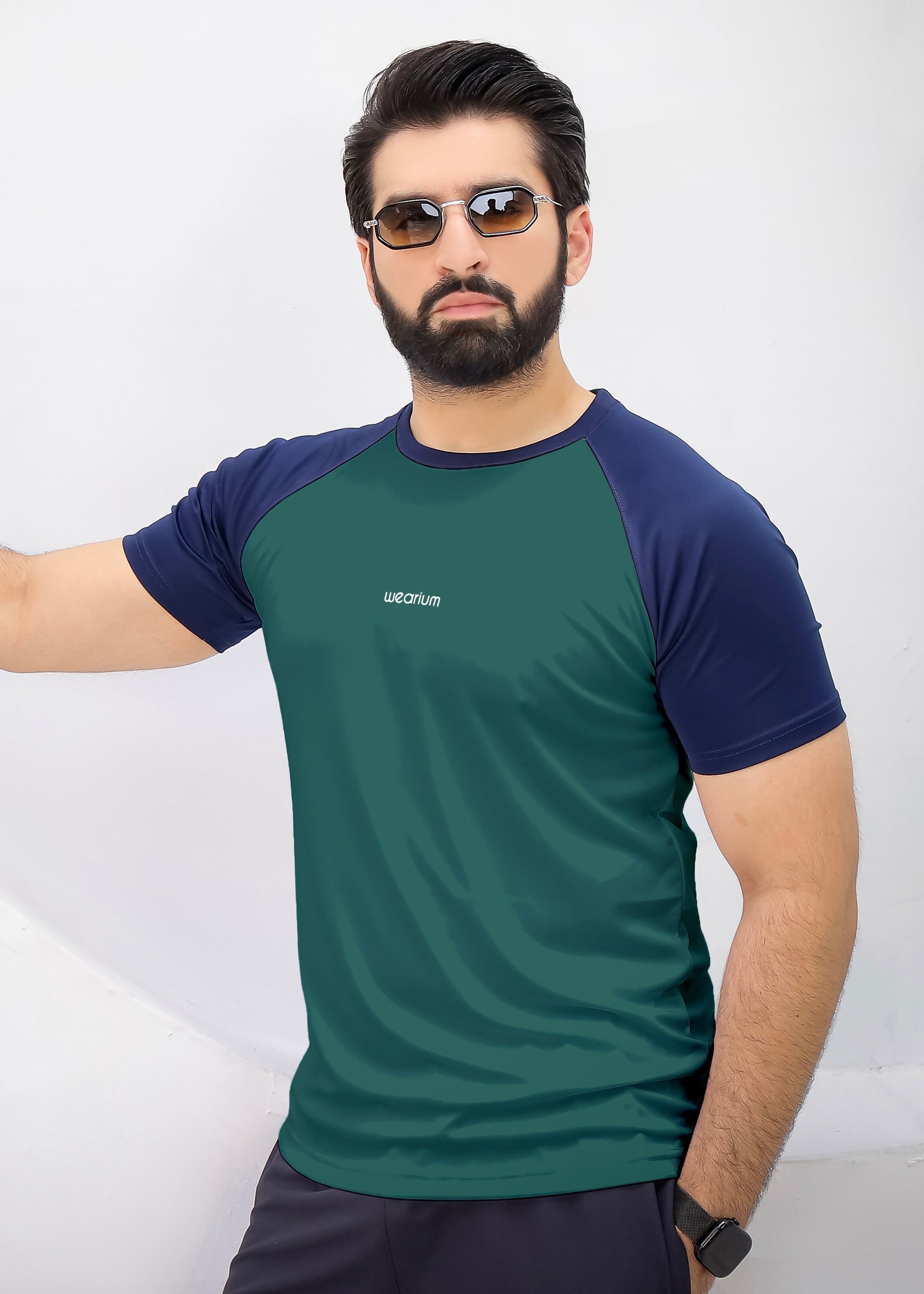Green and Blue Shirt