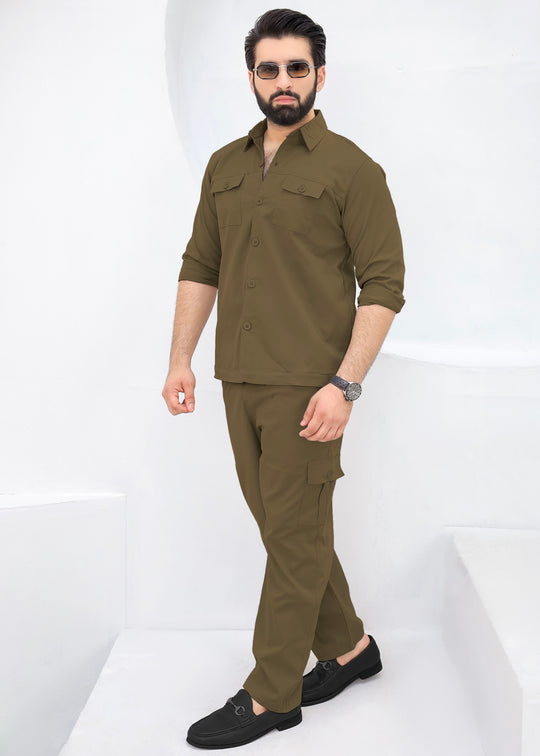 Nut Brown - Premium Safari Suit