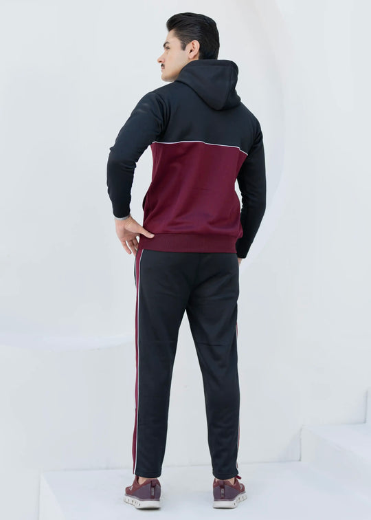 Imperial Winter - Burgundy/Black Tracksuit