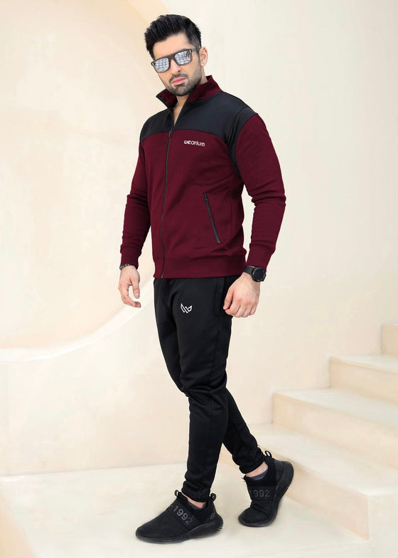 Active Streetwear Winter - Burgundy/Black