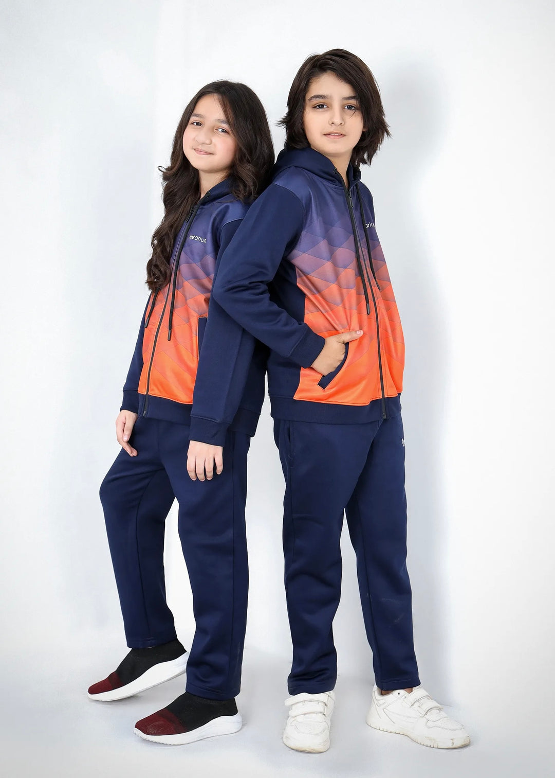 Sublimation winter tracksuit for kids